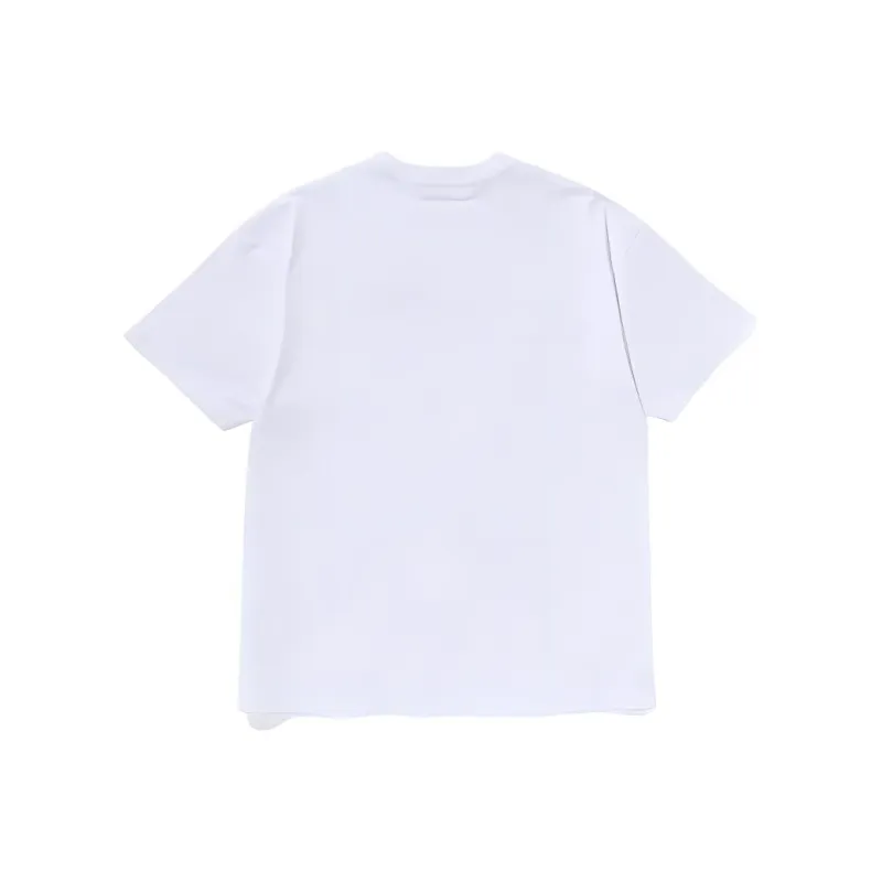 Bape Women's Baby Milo Fake Print Oversized Tee White-1