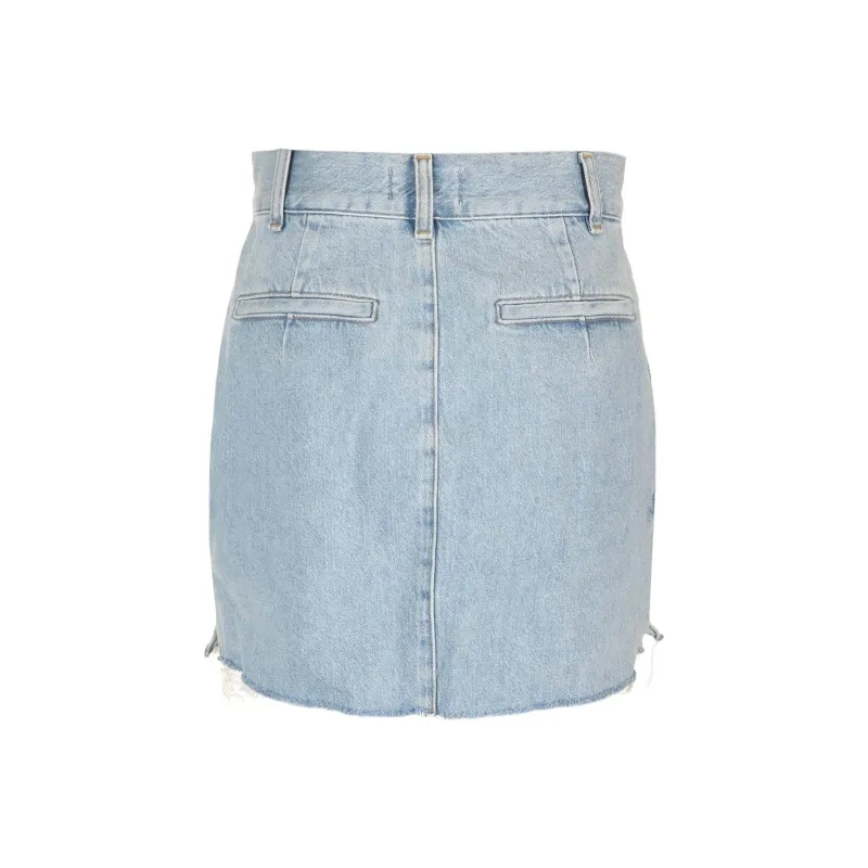 AGOLDE Becker Denim Mini Skirt-1