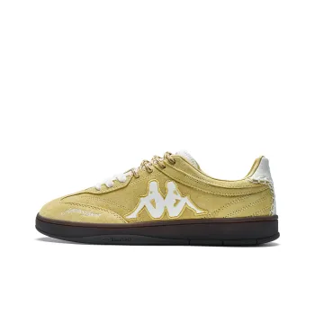 Kappa Tifo Back to Back Anti Slip Wear Resistant Low Top Skateboard Shoes Unisex Cattail Reed Yellow