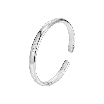 DAISY BEAUTY S999 Fine Silver Bangles Women's