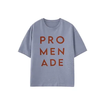 YOSHIYOYI T Shirts Unisex Gray Blue