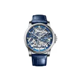 Silver Case Blue Strap
