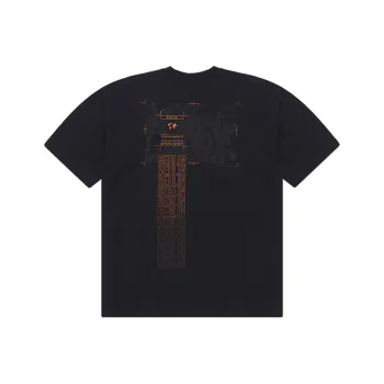 Champion Rochester T Shirts Unisex Black Orange LOGO