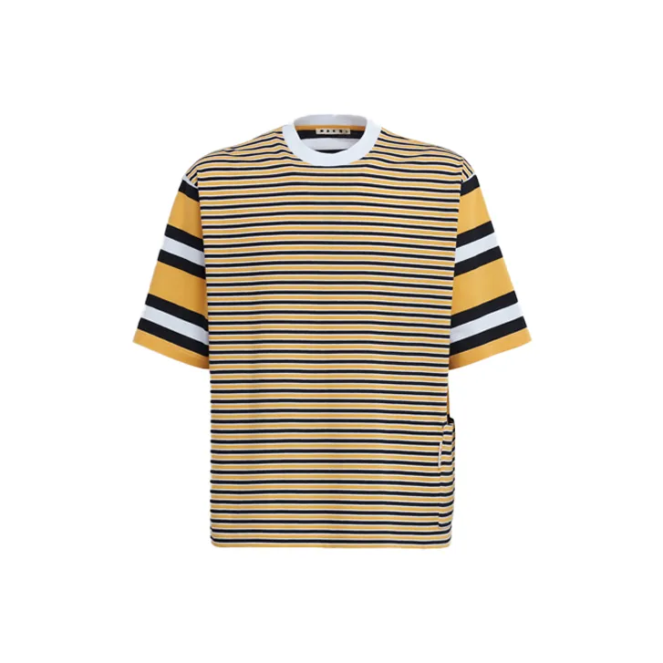 MARNI Striped Crewneck T-Shirt-0