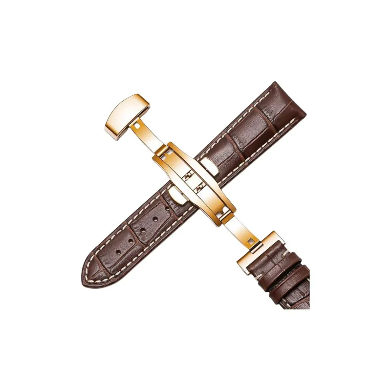 FUDIEN Tissot, Longines, Casio, MIDO, King DW Compatibility Watch Band 185mm Cowhide Leather Material-26