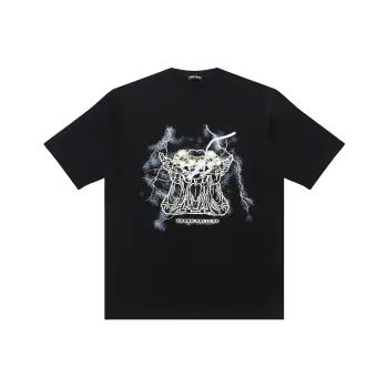 SKUNK GALLERY Short Sleeved T Shirts Unisex Black