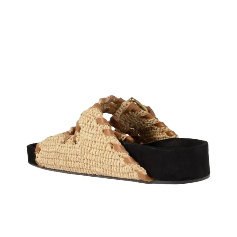 ISABEL MARANT Slide Slippers Women's Multicolor-3