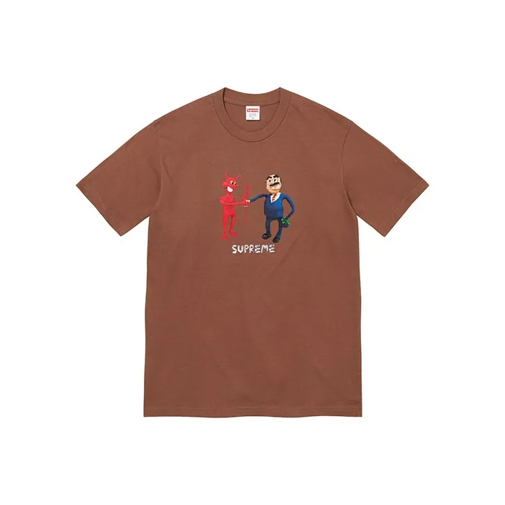 Supreme Business Tee Light Pink-3