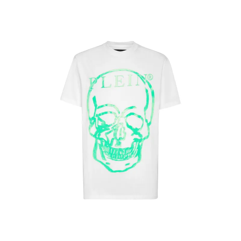 PHILIPP PLEIN T Shirts Unisex White Green-0