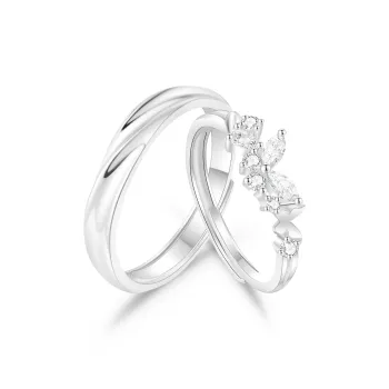 Lao Feng Xiang S925 Silver Rings Unisex