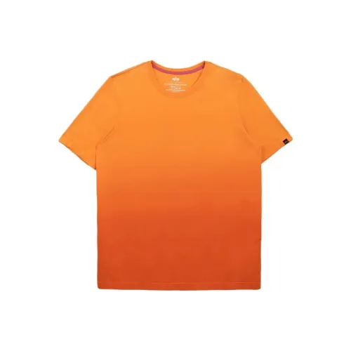 Alpha Industries T-Shirts Men Orange