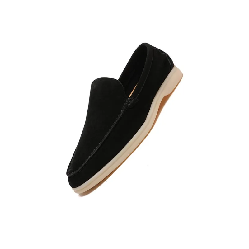 Ruomini Men's Casual Shoes Men Low Top Black, Dark Blue, Coffee, Apricot, Nude, White, Brown-1