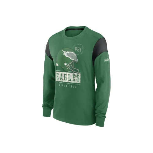 Nike Rewind Playback Helmet NFL Philadelphia Eagles Men's Long-Sleeve T-Shirt