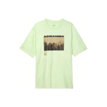 Adidas Neo T Shirt Unisex Lime Green