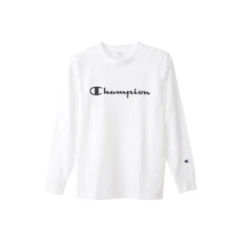 Champion Straight Long Sleeved T Shirt Japan Version Unisex