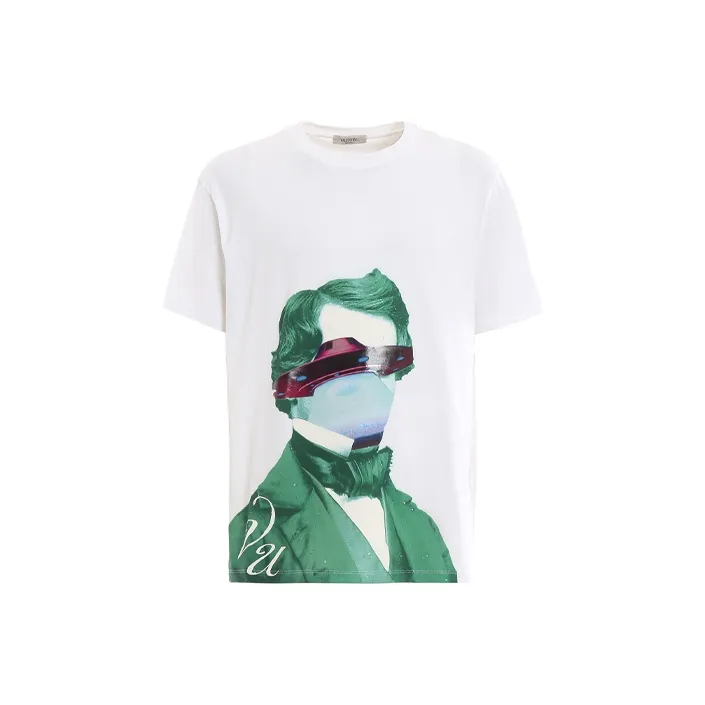 Valentino T Shirts Men White-0