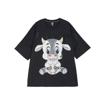 TCH T Shirts Unisex Black With Silver Logo