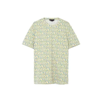 VERSACE Allover Logo T shirt