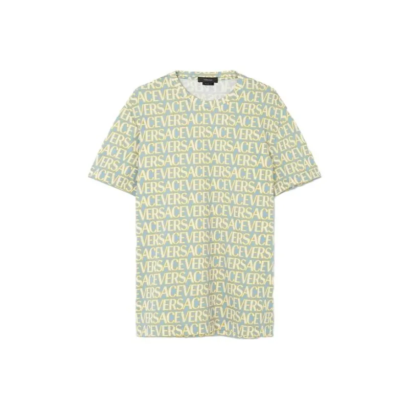 VERSACE Allover Logo T shirt-0