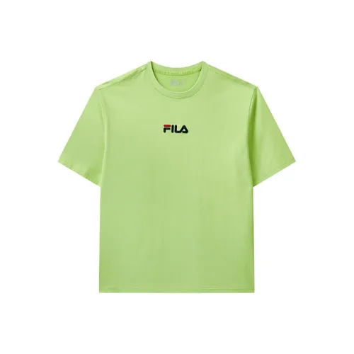 FILA T Shirts Men Fluorescent Perfume Green