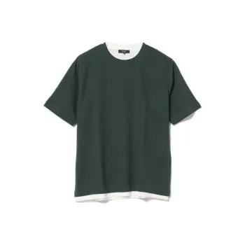 Beams T Shirts Men Army Green