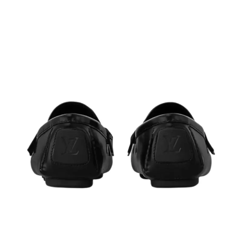 LOUIS VUITTON Footprint Casual Shoes Men's Black-4