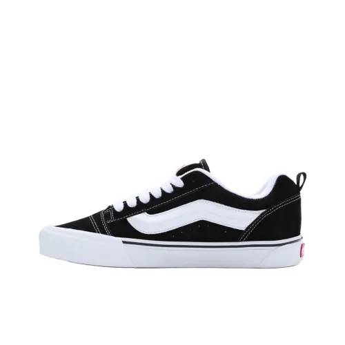 Vans Knu Skool Anti Slip Wear Resistant Low Top Skateboard Shoes Men's Black