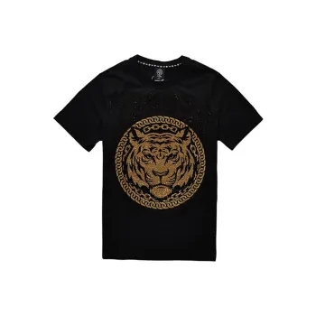 TCH T Shirts Unisex Black Base Gold Logo