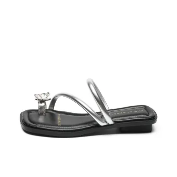 ZHR Rubber Sole Quiet Slip Resistant Slide Slippers Women's