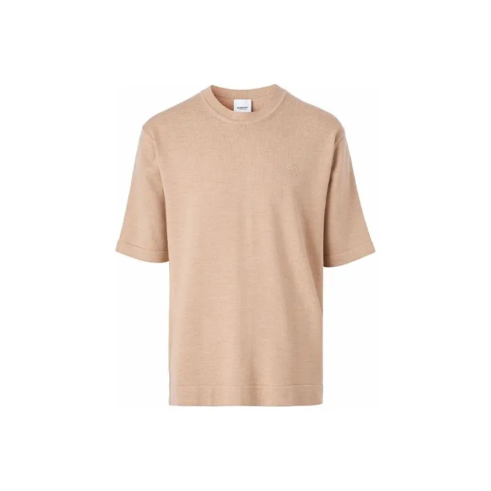 Burberry Monogram Motif Wool Silk T Shirt-0
