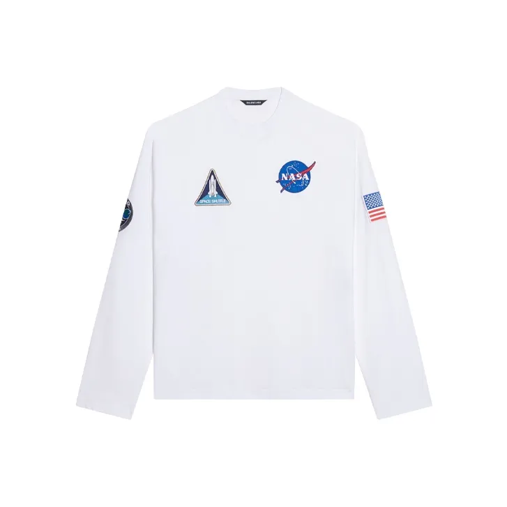 Balenciaga x Nasa T Shirt Men's White-0