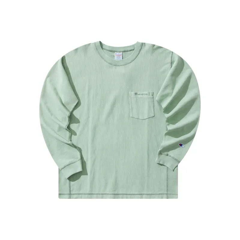 Champion Long Sleeved T Shirt Japan Version Unisex-8