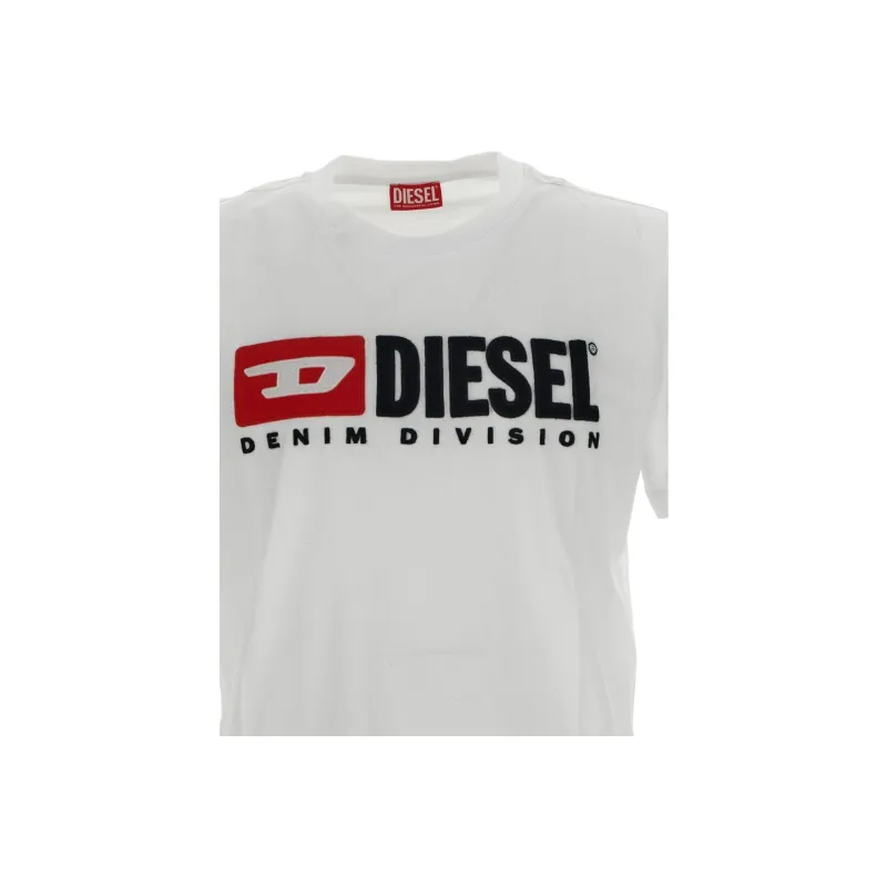 DIESEL Logo Detailed Crewneck T-Shirt-2