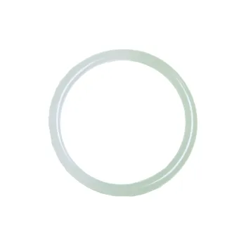 Ingenuity Hetian Jade Bangles White Jade/Pale Greenish White Jade Women's