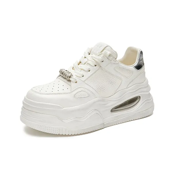HR Low Top Skateboard Shoes Women's White-1