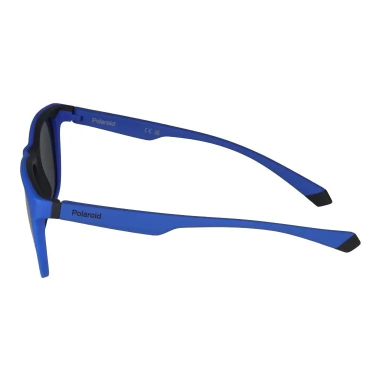 Polaroid Plastic Square Sunglasses Unisex Blue-1