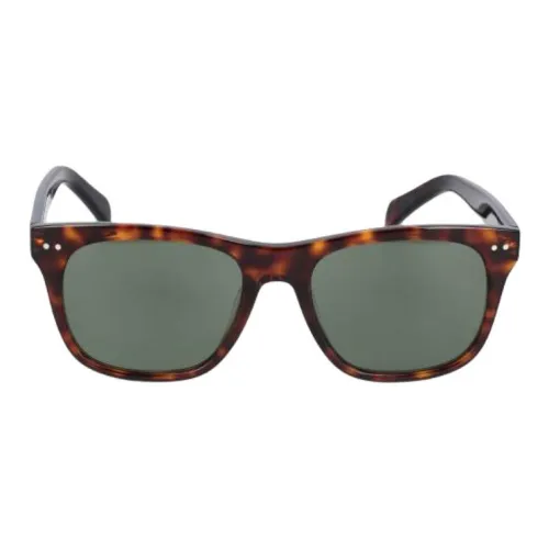 CELINE Acetate Square Sunglasses Men's Black