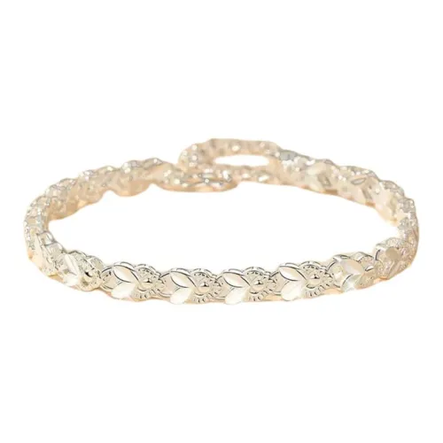 U state 999 Fine Silver Pure Silver Bracelets Women's