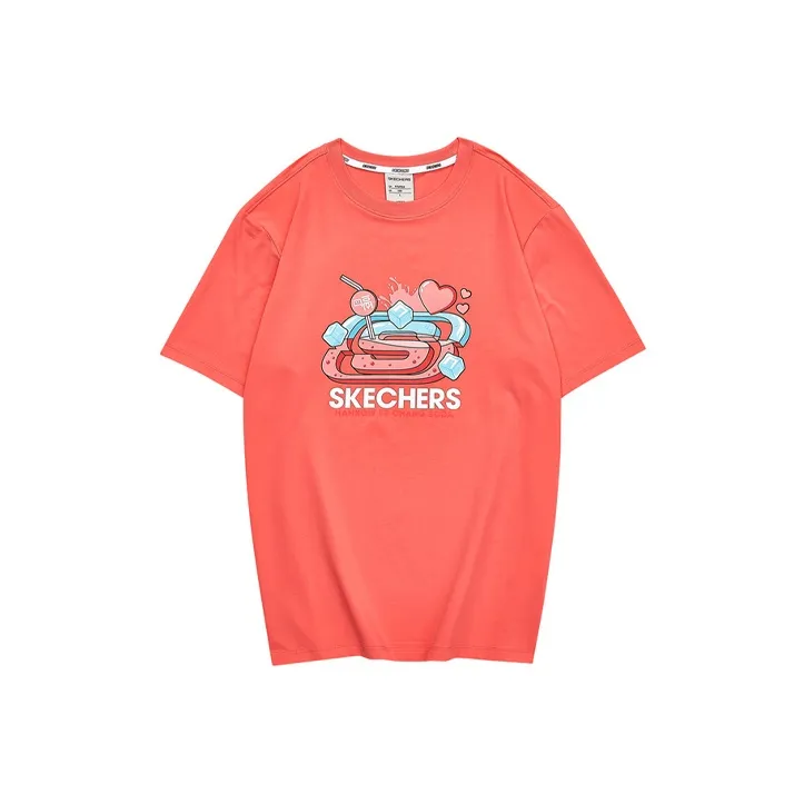 Skechers Hankou No. 2 Factory Joint Series Drop Shoulder Sleeve T-Shirt Unisex-4