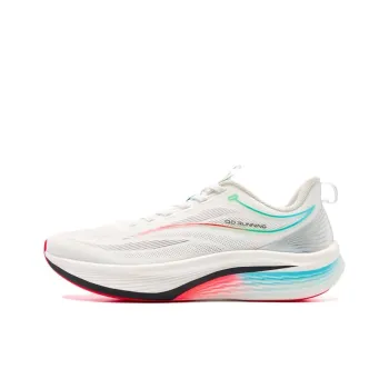 QIAODAN Anti Slip Wear Resistant Low Top Casual Running Shoes Men's Jordan White