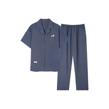 MIIOW Cool One Summer Series Pajama Set Men's Light Blue