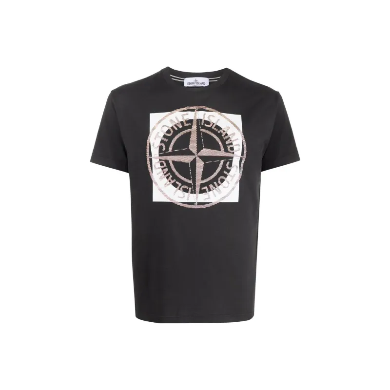 STONE ISLAND T Shirts Men Gray-0