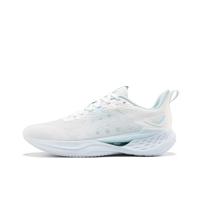 361° Slip Resistant Breathable Low Top Casual Running Shoes Men's White Blue-0