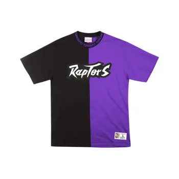 Mitchell & Ness T Shirt Unisex Black Purple