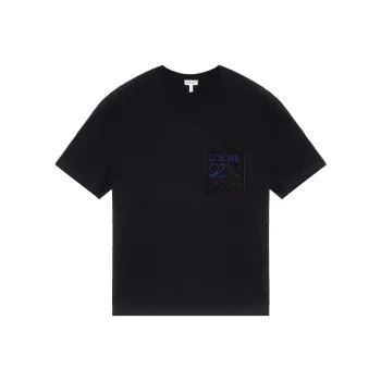 LOEWE Relaxed Fit T shirt In Cotton Black