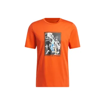 Adidas Originals T Shirt Men's Orange Red