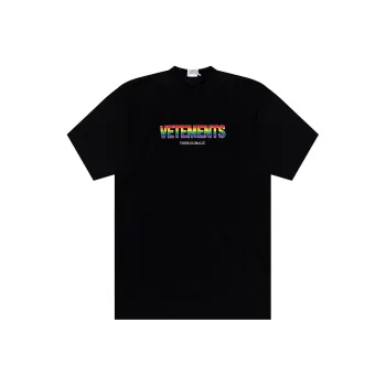 Vetements Rainbow Logo T Shirt
