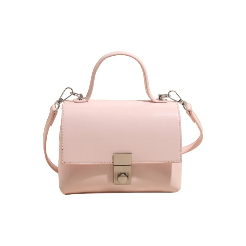 Yalu PU Handbag, Shoulder Bag, Crossbody Bag Regular Women's Black/Light Pink/White/Light Yellow-7