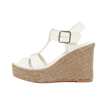 Paloma Barceló Alison Strap Sandals 10cm Women's White