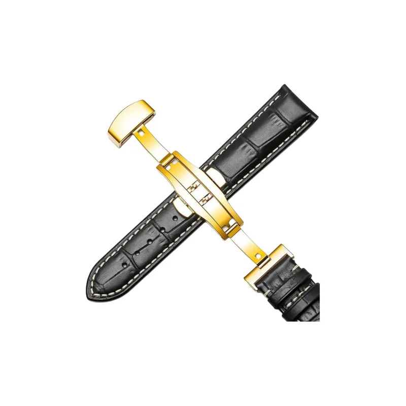 FUDIEN Tissot, Longines, Casio, MIDO, King DW Compatibility Watch Band 185mm Cowhide Leather Material-22